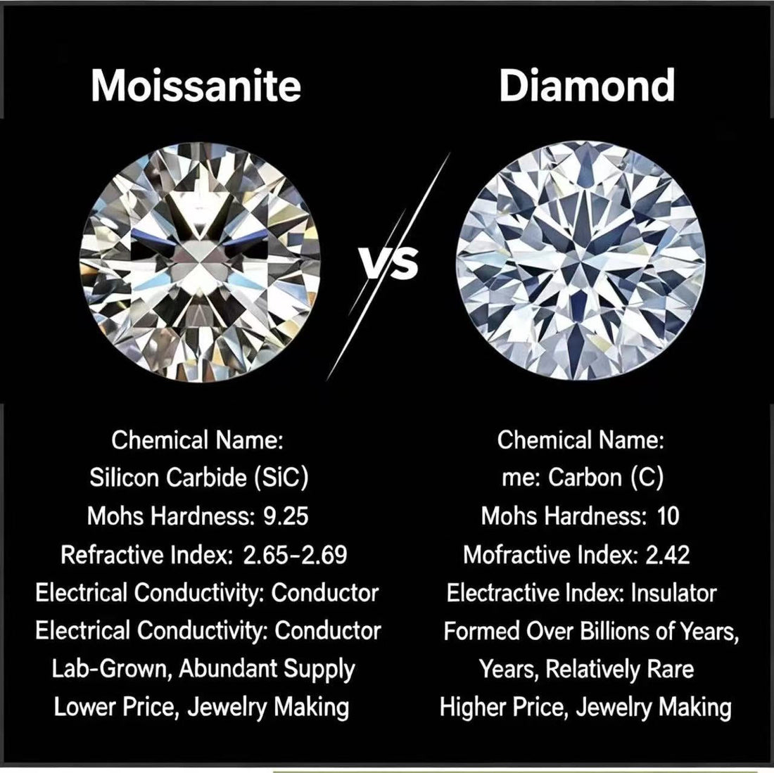 Moissanite vs Lab Diamond: Honest Differences, Real-Life Comparison &amp; Buying Guide (2026)